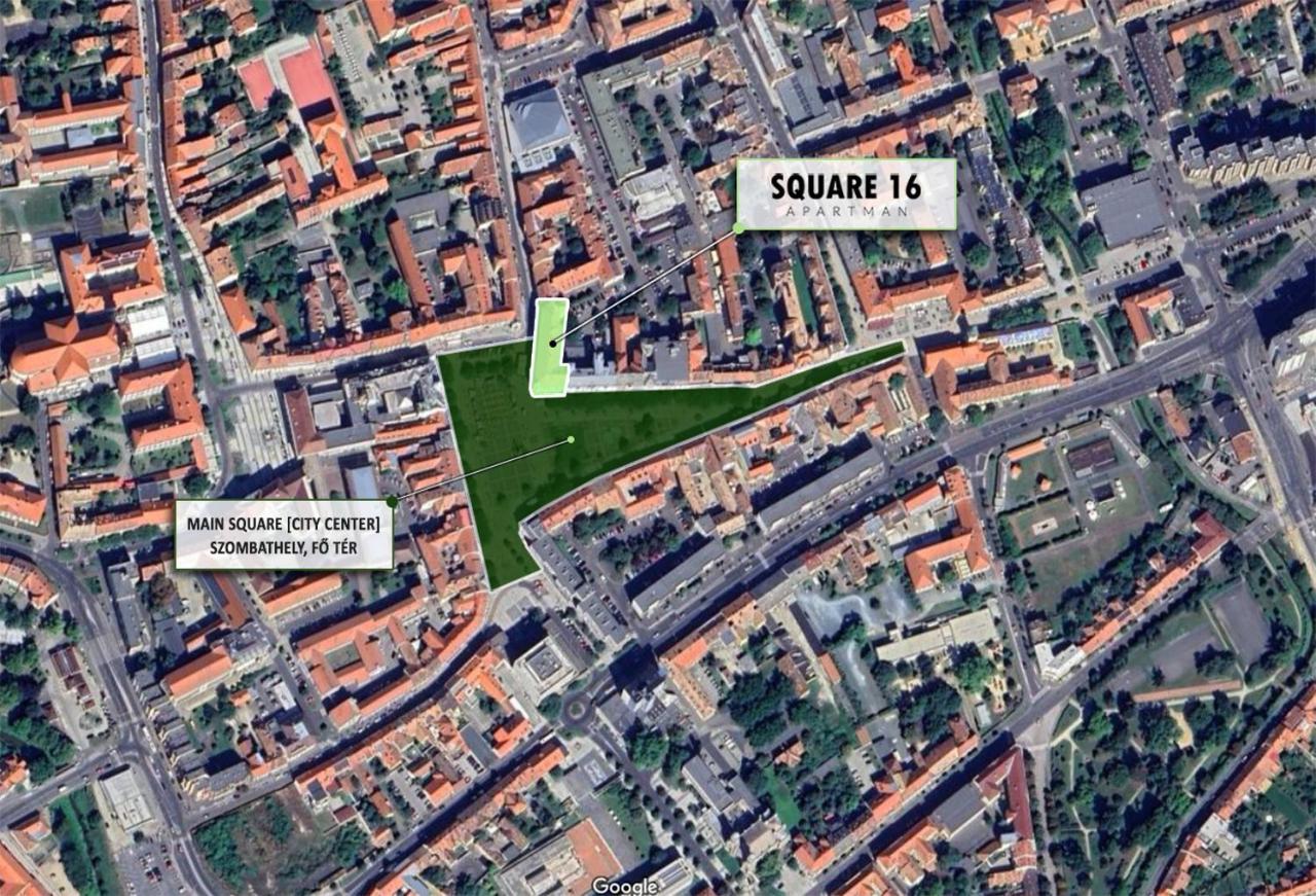 Square 16 Apartman - Absolutely Central Location With Self Check In Szombathely Zewnętrze zdjęcie